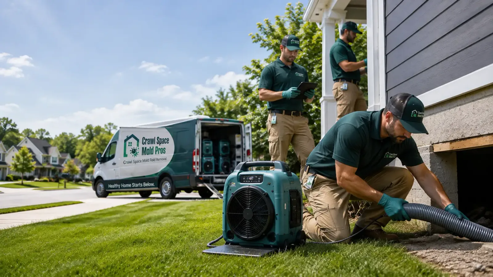 Crawl Space Mold Removal in Topsham, ME